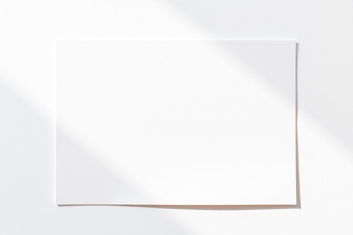 Abschnittsumbruch: a clean, crisp section break on a white, textured paper background. Elegant serif typography in a deep, rich charcoal grey hovers above, casting a soft, natural shadow. Minimal, modern design elements frame the composition, guiding the eye with subtle symmetry. Warm, indirect lighting from the side creates depth and dimension, highlighting the tactile qualities of the paper. The overall aesthetic is refined, sophisticated, and conducive to focused reading - a seamless transition between document sections.