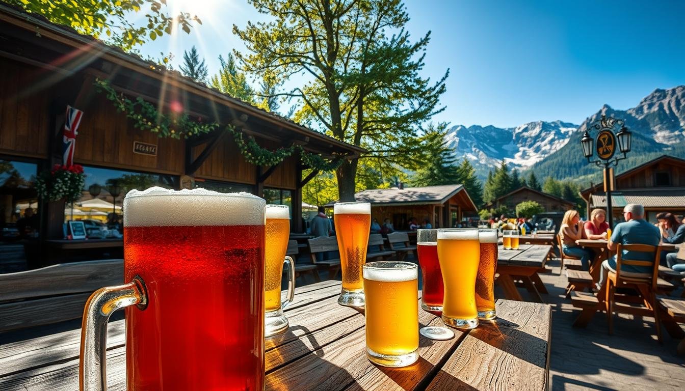 Biergarten-Getränke der Kugler Alm