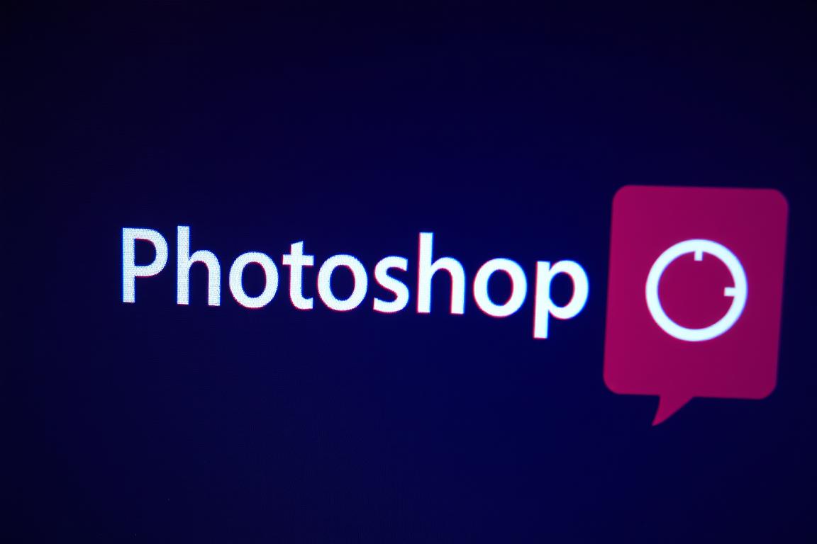 Ein Bild von einem Computerbildschirm mit Photoshop geöffnet, daneben ein Reset-Symbol.