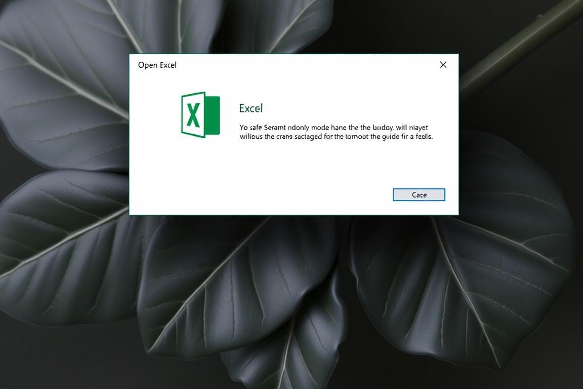 Excel im abgesicherten Modus öffnen