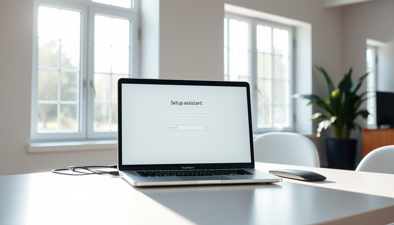 MacBook Neueinrichtung Systemassistent