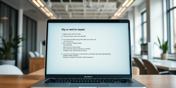 MacBook zurücksetzen Anleitung