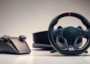 PlayStation 5 Rennspiele Lenkrad Setup