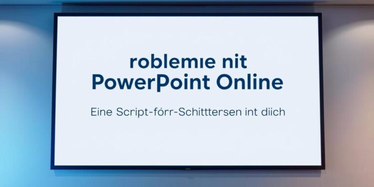 Probleme mit PowerPoint Online lösen: Eine Schritt-für-Schritt-Anleitung für dich 1 probleme-mit-powerpoint-online