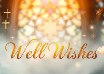 spirituelle glückwünsche mit religiösen symbolen